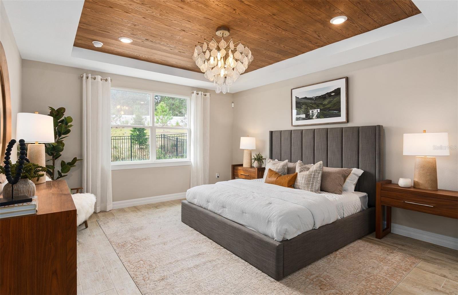 Bedroom in a new Florida investment property